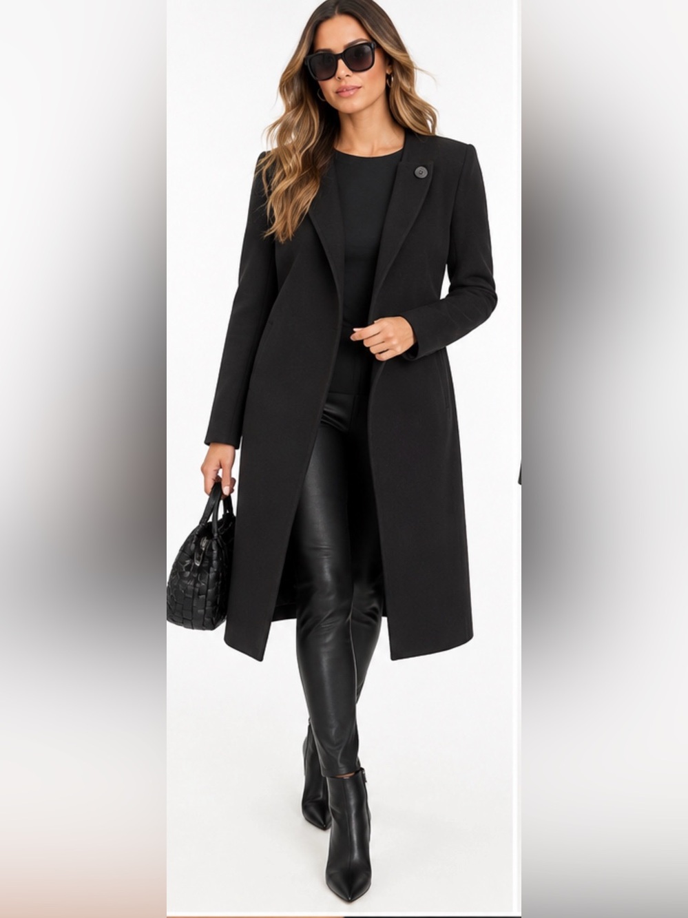 Aritzia Babaton Gulliver Jacket Black Size 2 Asymmetrical Coat